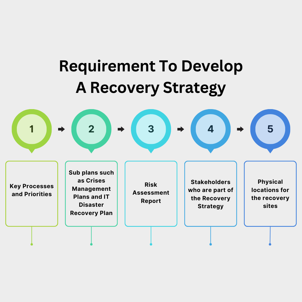 Requirement To Develop A Recovery Strategy